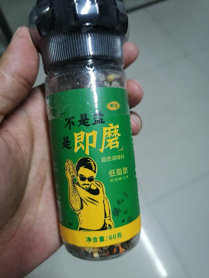 怡力黑胡椒粉研磨调味料60g*1瓶 低脂水煮菜调料健身牛排西餐鸡胸肉调味料怎么样，好用吗，口碑，心得，评价，试用报告,第4张