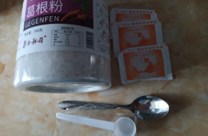 苏合秾园 葛根粉500g 出口级品质湖北特产野生纯正天然农家柴葛粉五谷杂粮营养早餐谷物粉禅食代餐粉 葛根粉500g/罐【出口品质】怎么样，好用吗，口碑，心得，评,第2张