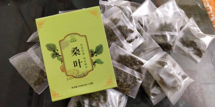 【拍2盒=发3盒】桑叶茶干霜后桑叶小袋装泡水茶冬桑树桑葚叶新鲜冻干盒装花茶桑芽20包礼盒装怎么样，好用吗，口碑，心得，评价，试用报告,第2张