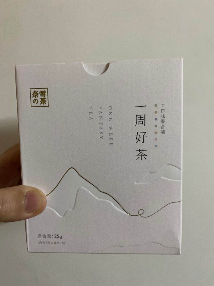 奈雪的茶 一周好茶7袋/盒 多口味混合装 茶礼盒组合装袋泡茶茶叶茶包 七口味混合装怎么样，好用吗，口碑，心得，评价，试用报告,第2张