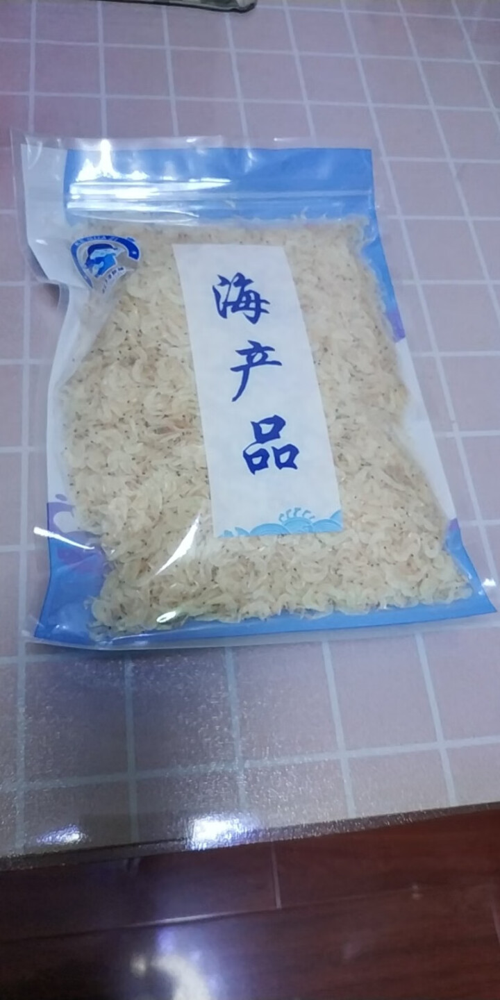 柯瓜子海鲜铺  东海捕捞无盐虾皮淡干虾皮粉烹饪配菜虾干小海虾小虾米袋装 半斤装  250g/包怎么样，好用吗，口碑，心得，评价，试用报告,第2张