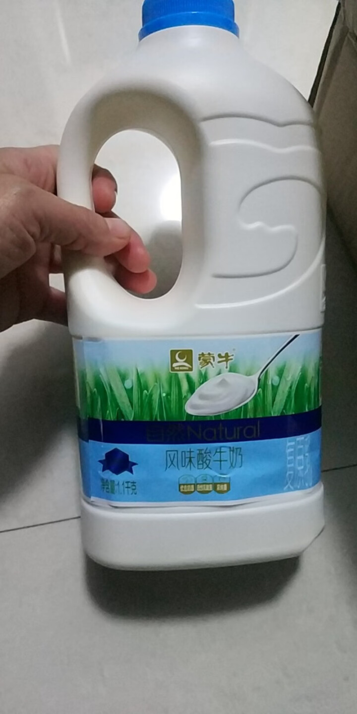 蒙牛自然原味大桶酸奶1.1kgx2桶/1桶量贩装生牛乳发酵乳早餐麦片 蒙牛自然大桶酸奶1.1kg/桶 1桶怎么样，好用吗，口碑，心得，评价，试用报告,第3张