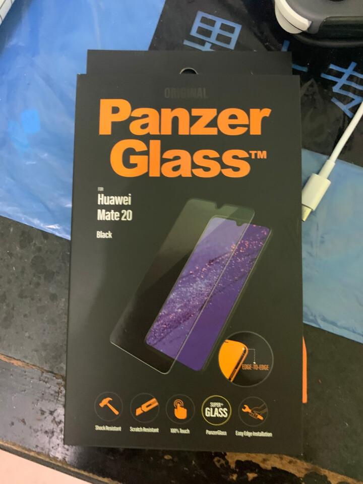 panzerglass适配华为P40/p30/mate30钢化膜华为p40pro钢化膜全屏覆盖手机膜 Mate20【装甲级防爆】高清*防指纹怎么样，好用吗，口碑,第4张