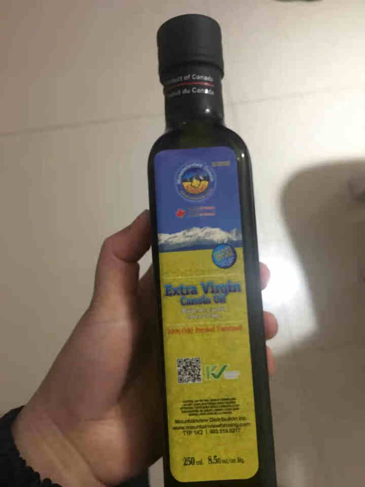 加拿大原装进口食用油 山景农耕精品芥花籽油250ml 非转基因 低温初榨头道冷榨芥花油 精品装芥花籽油250ml怎么样，好用吗，口碑，心得，评价，试用报告,第2张