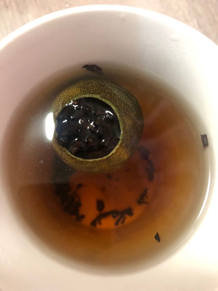 和粤珍品正宗广东新会天马特产陈皮普洱茶熟茶 养生柑普茶 云南普洱茶小青柑一粒装怎么样，好用吗，口碑，心得，评价，试用报告,第4张