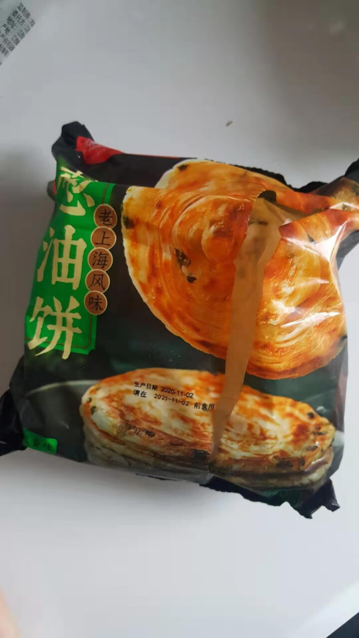 御农优品 正宗老上海葱油饼/宁波风味梅干菜饼 半成品速冻面饼皮早餐早点 葱油饼90g*20个共1800g怎么样，好用吗，口碑，心得，评价，试用报告,第3张