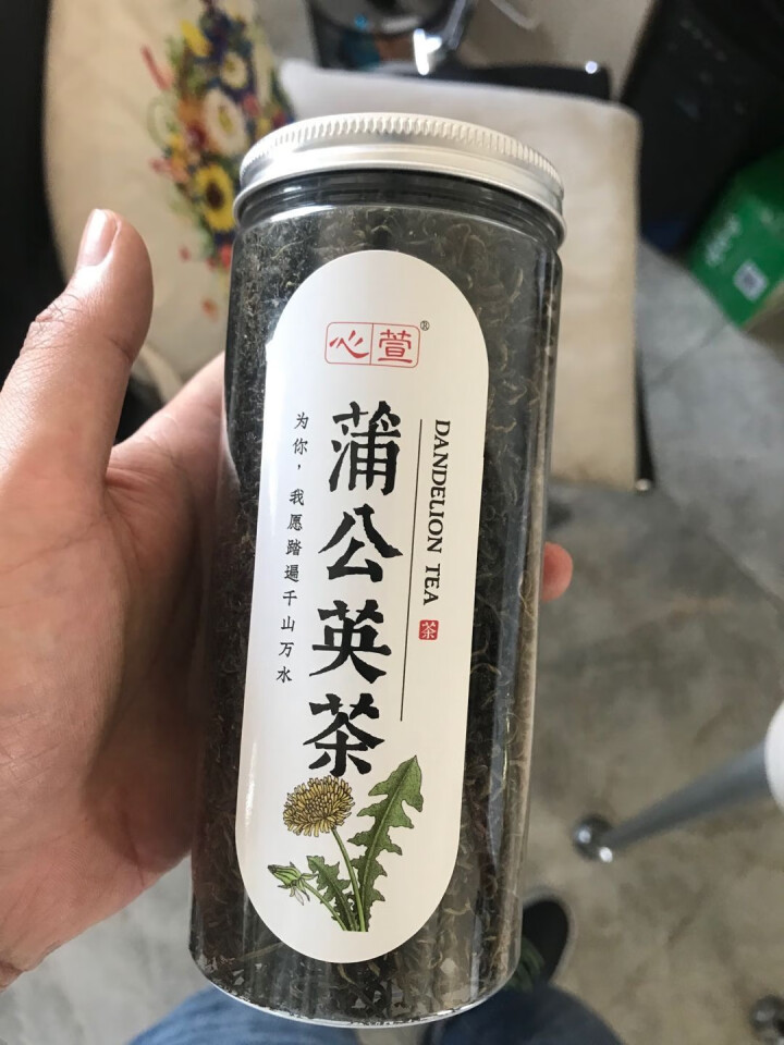 心萱  蒲公英根茶 小秦岭蒲公英茶 婆婆丁浦公英花草茶 罐装 蒲公英茶55克x1怎么样，好用吗，口碑，心得，评价，试用报告,第4张