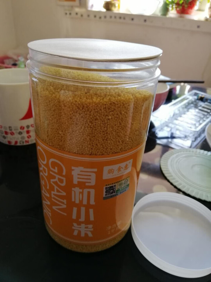 购食惠 有机 黄小米 2斤装1000g（五谷 杂粮 小黄米 无添加 月子粥 粗粮 小米粥）怎么样，好用吗，口碑，心得，评价，试用报告,第3张