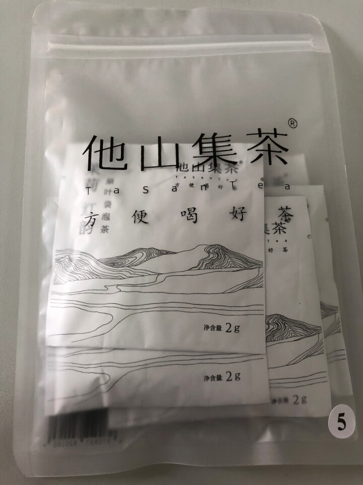 他山集茶 茶包绿茶红茶普洱茶乌龙茶5种口味组合装原叶袋泡茶怎么样，好用吗，口碑，心得，评价，试用报告,第2张