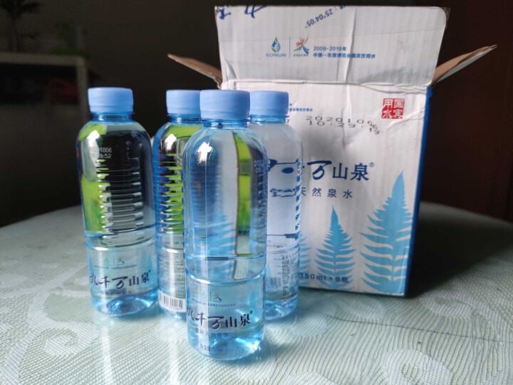 九千万山泉弱碱性饮用天然矿泉水高端小瓶350ml*6整箱装怎么样，好用吗，口碑，心得，评价，试用报告,第3张