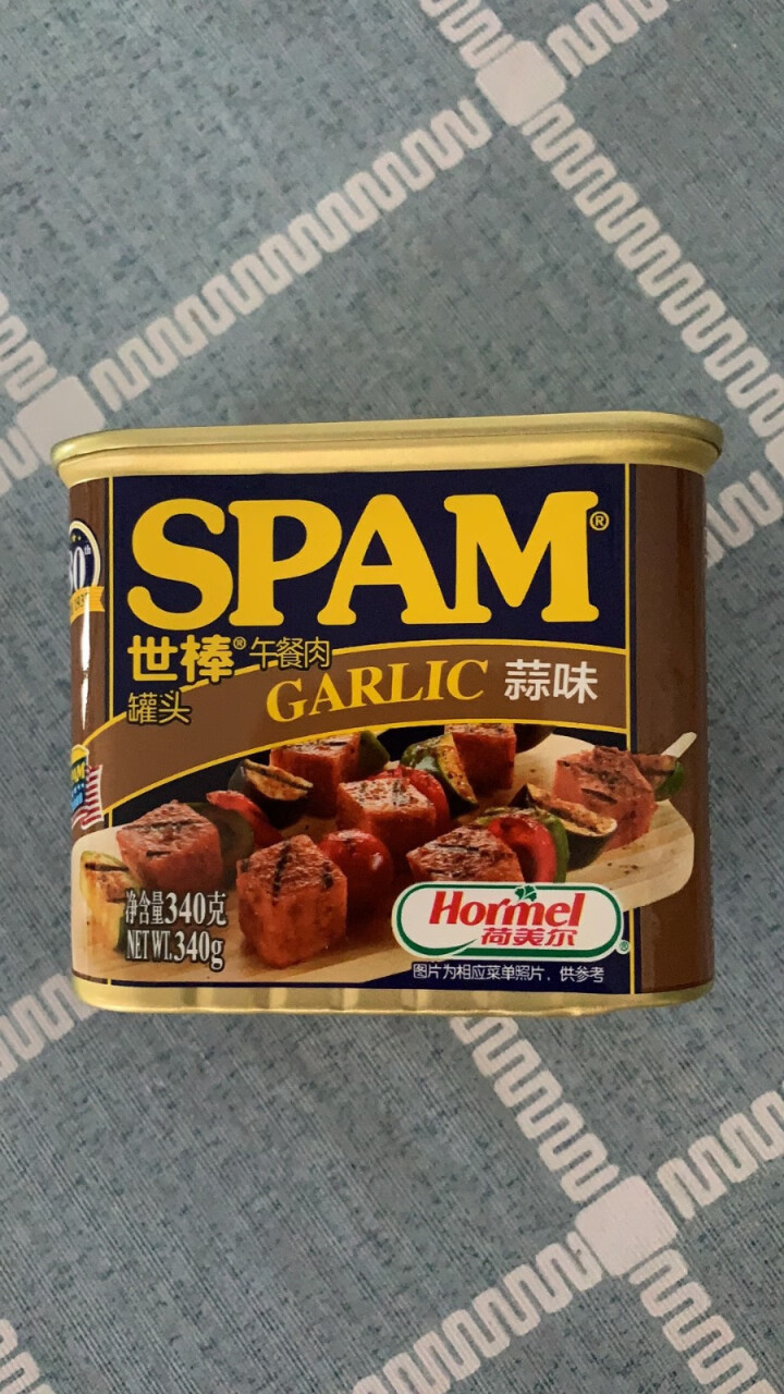 世棒（SPAM）午餐肉罐头蒜香口味340g 开罐即食早餐三明治火锅烧烤麻辣香锅泡面搭档怎么样，好用吗，口碑，心得，评价，试用报告,第2张