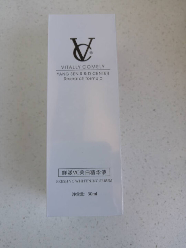 VC 美白精华液30ml（美白淡斑 改善暗哑 收缩毛孔 焕白亮肤）面部精华男女士护肤品 美白精华液30ml怎么样，好用吗，口碑，心得，评价，试用报告,第4张