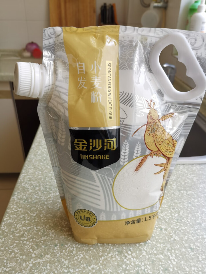 金沙河面粉 自发粉 1.5kg自发小麦粉馒头粉自发面粉怎么样，好用吗，口碑，心得，评价，试用报告,第2张