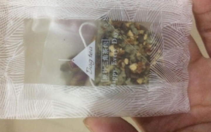 岐景黄鹊 茶叶花草茶 玫瑰荷叶茶包瘦肚子减脂独立三角袋泡茶包 64g 玫瑰荷叶茶试用装（1袋）怎么样，好用吗，口碑，心得，评价，试用报告,第2张