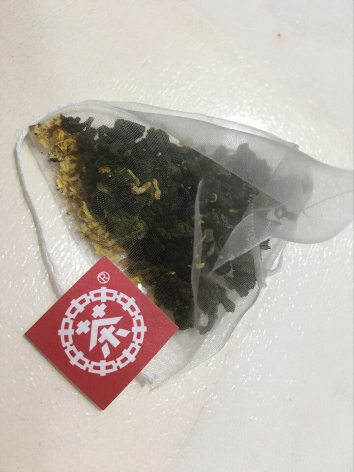 中茶 海堤茶叶 茉莉花茶桂花乌龙茶菊花茶普洱茶红枣红茶 花草茶 三角袋泡茶 桂花乌龙30克/盒怎么样，好用吗，口碑，心得，评价，试用报告,第3张