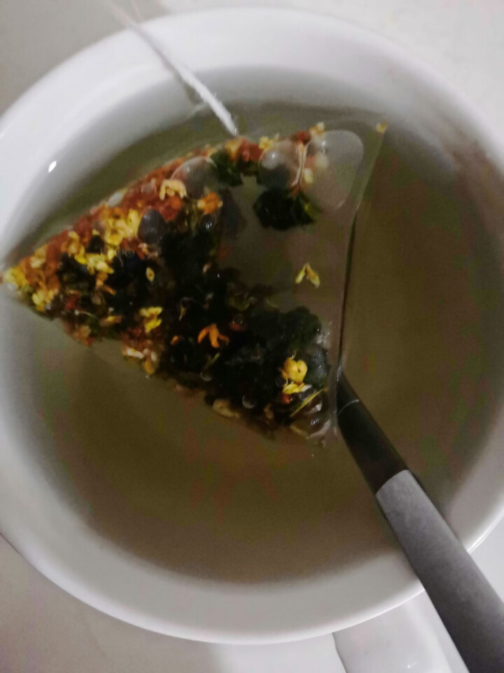 立尚 缤纷组合茶蜜桃乌龙茶桂花玫瑰红茶茉莉绿茶菊花普洱茶水果茶果粒茶花果冷泡茶三角包袋泡茶20袋/盒怎么样，好用吗，口碑，心得，评价，试用报告,第4张