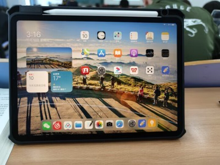 讯迪 ipad pro保护套2020款硅胶air4/3防摔ipad8/7翻盖带笔槽防弯mini5/4 iPad Pro 18/20款【11英寸,第3张