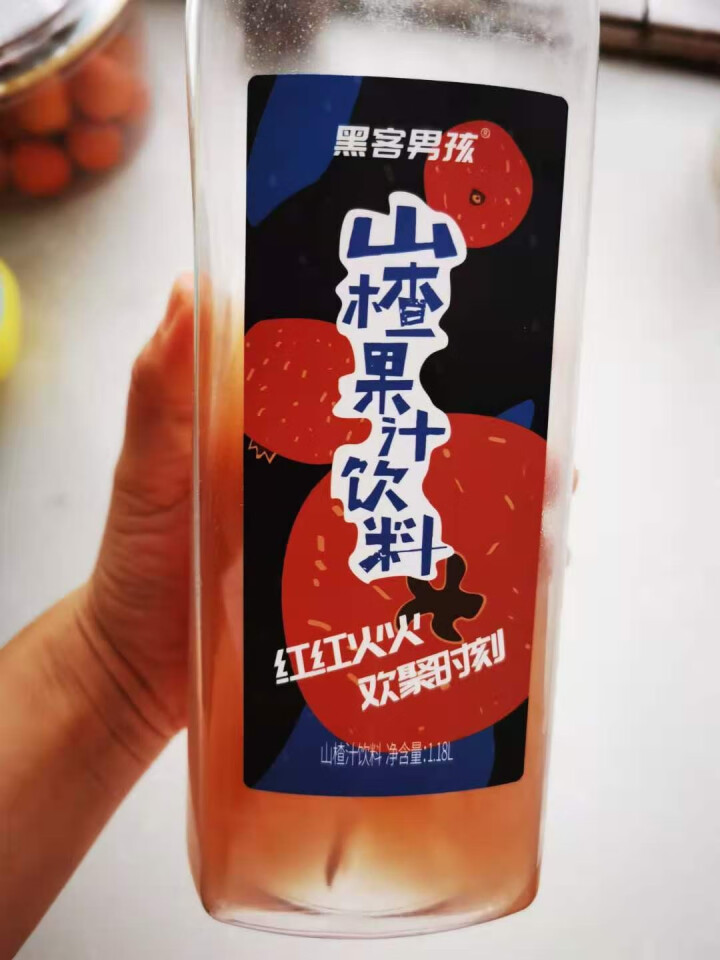 黑客男孩HEIKE山楂果汁饮料山楂汁大瓶1.18L×6整箱装甜饮山楂果饮 黑客男孩山楂果汁1.18L/瓶怎么样，好用吗，口碑，心得，评价，试用报告,第3张