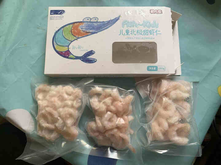 爱吃鱼 儿童北极甜虾仁 婴儿宝宝辅食小包装60g*3 宝宝虾仁 去壳熟冻 挪威海捕 MSC认证 儿童北极甜虾仁 180g/盒怎么样，好用吗，口碑，心得，评价，试,第4张