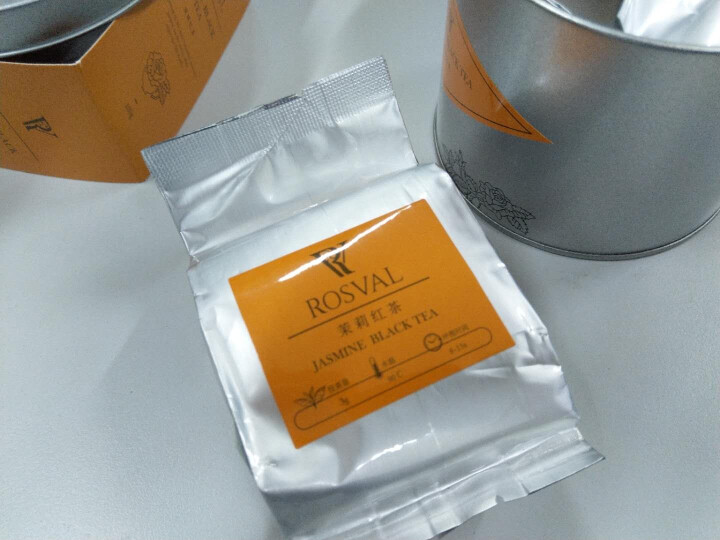 ROSVAL茶叶 茉莉花茶红茶 武夷山正山小种 100g/罐 两罐送礼袋怎么样，好用吗，口碑，心得，评价，试用报告,第4张