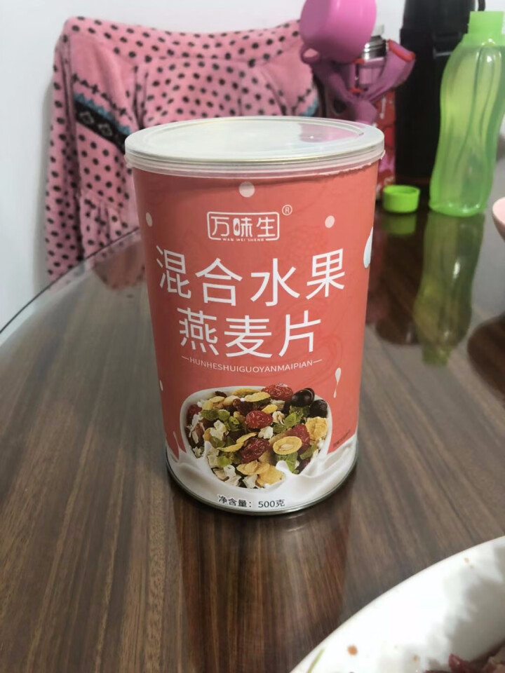 万味生坚果燕麦片500g/罐 即食冲饮谷物脱脂早餐食品水果麦片 混合水果燕麦片怎么样，好用吗，口碑，心得，评价，试用报告,第2张