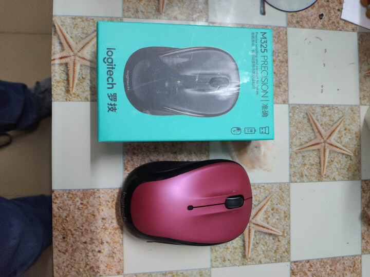 罗技（Logitech） M325无线鼠标 急速滚轮笔记本台式电脑USB便携优联办公鼠标 红色怎么样，好用吗，口碑，心得，评价，试用报告,第3张