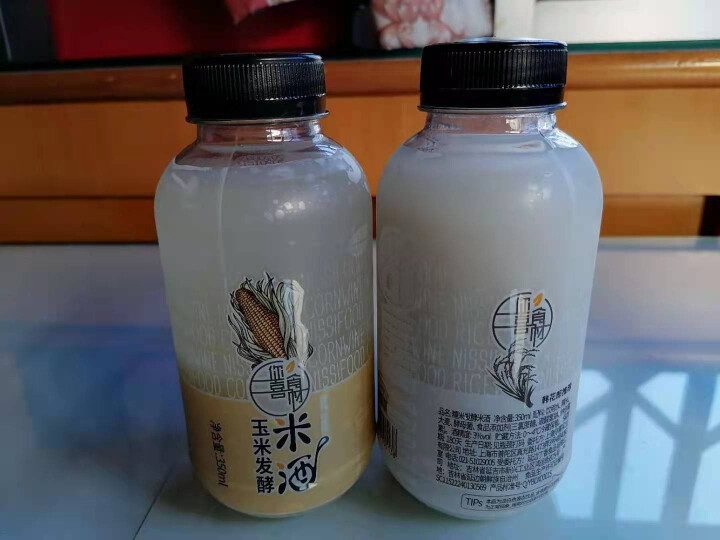 你喜食材 韩式延边自酿米酒低度月子酒微醺酒酿韩国甜酒瓶装 糯米酒1瓶+玉米酒1瓶怎么样，好用吗，口碑，心得，评价，试用报告,第4张