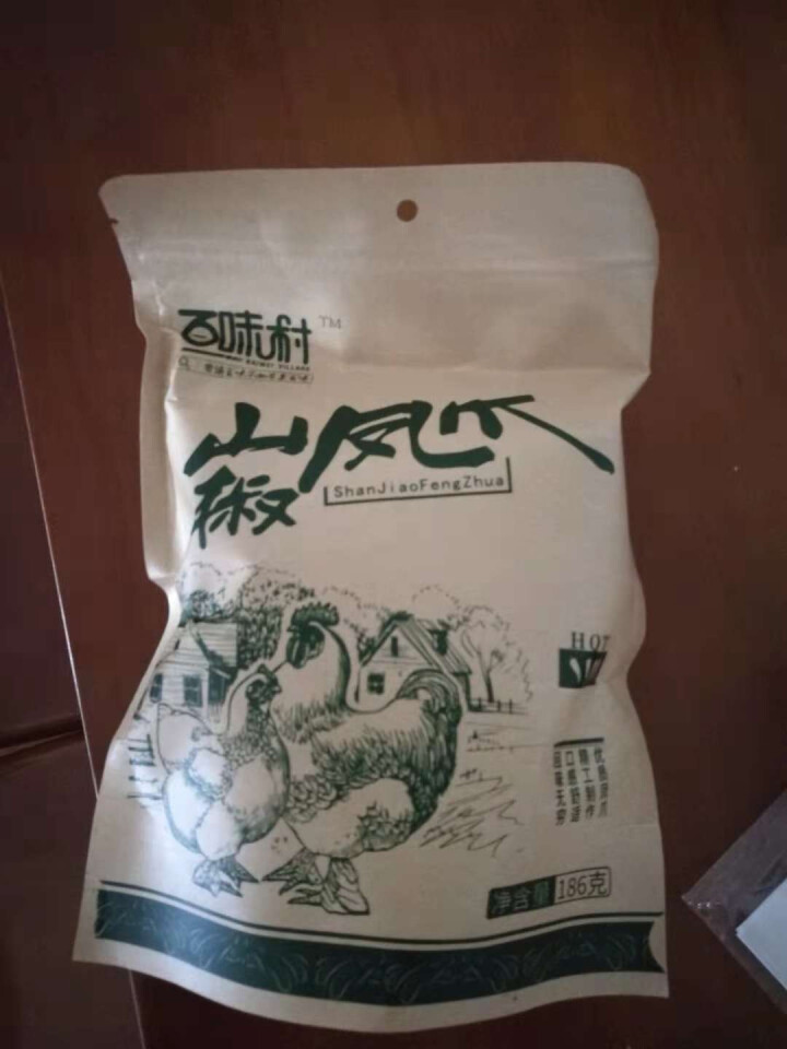 百味村凤爪泡爪泡椒肉干肉脯休闲食品 卤味 特产熟食小包装 泡椒凤爪怎么样，好用吗，口碑，心得，评价，试用报告,第2张