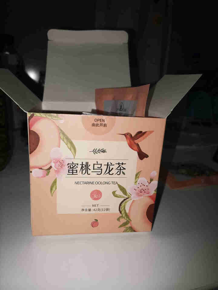 立尚花草茶 蜜桃乌龙袋泡茶水果茶果粒茶白桃乌龙茶包冷泡茶12包/盒怎么样，好用吗，口碑，心得，评价，试用报告,第2张