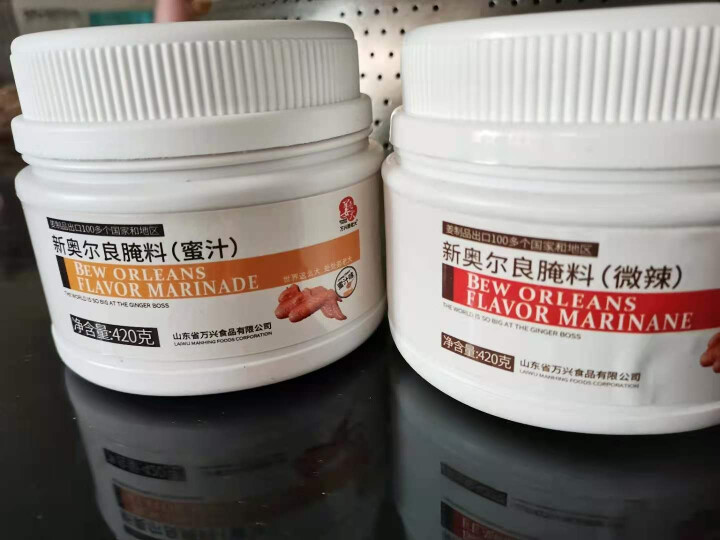 姜老大 新奥尔良腌料 烤翅调料 烤肉料烘焙原料 微辣味+蜜汁味新奥尔良  840g怎么样，好用吗，口碑，心得，评价，试用报告,第2张