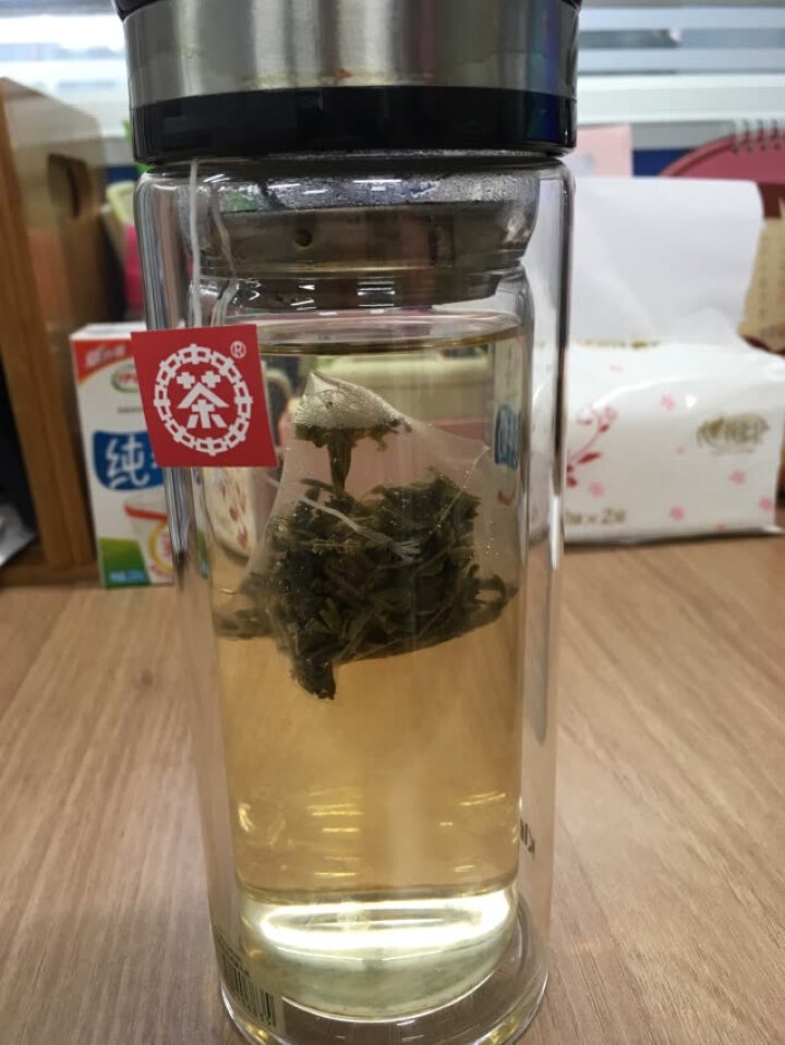 中粮集团中茶清茶茉莉花茶清新茶叶袋泡花草茶10包一盒20g 深红色怎么样，好用吗，口碑，心得，评价，试用报告,第4张