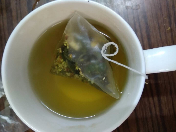 鲜萌花草茶 星恋桂花乌龙花茶 花草茶独立三角茶包 安溪铁观音桂花浓香组合茶 冷泡茶包养生茶12袋/盒怎么样，好用吗，口碑，心得，评价，试用报告,第10张