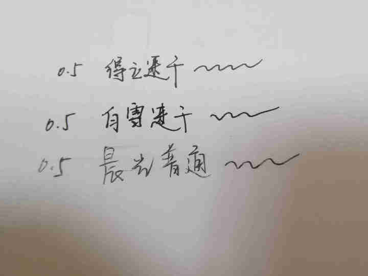 得力直液式走珠笔黑笔学生用ins冷淡风签字笔水笔红笔水性笔速干笔碳素笔考试专用直液笔0.5mm S656/黑色2支怎么样，好用吗，口碑，心得，评价，试用报告,第4张