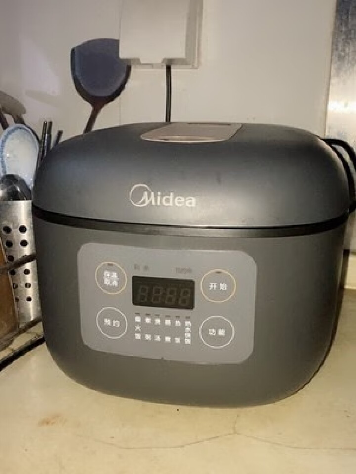 美的（Midea）电饭煲家用电饭锅智能大容量多功能20分钟快速煮饭预约微压沸腾芯磨砂圆灶釜内胆4L 新品深空灰怎么样，好用吗，口碑，心得，评价，试用报告,第4张