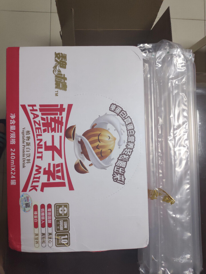 魏榛 榛子乳植物蛋白代餐饮料营养早餐坚果饮品（不含牛奶）醇香240ml*24罐 醇香240ml*24罐怎么样，好用吗，口碑，心得，评价，试用报告,第2张