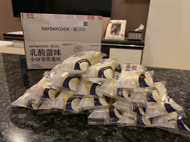 DayDayCo日日煮 乳酸菌小口袋蒸蛋糕420g/箱 营养早餐食品 手撕夹心蛋糕 休闲零食小吃怎么样，好用吗，口碑，心得，评价，试用报告,第4张