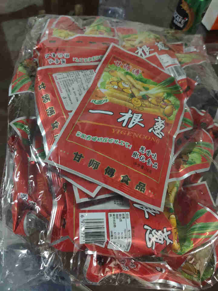 甘师傅一根葱18g袋装8090后童年怀旧葱香味休闲食品膨化薯条零食 【20包】一根葱18g怎么样，好用吗，口碑，心得，评价，试用报告,第4张