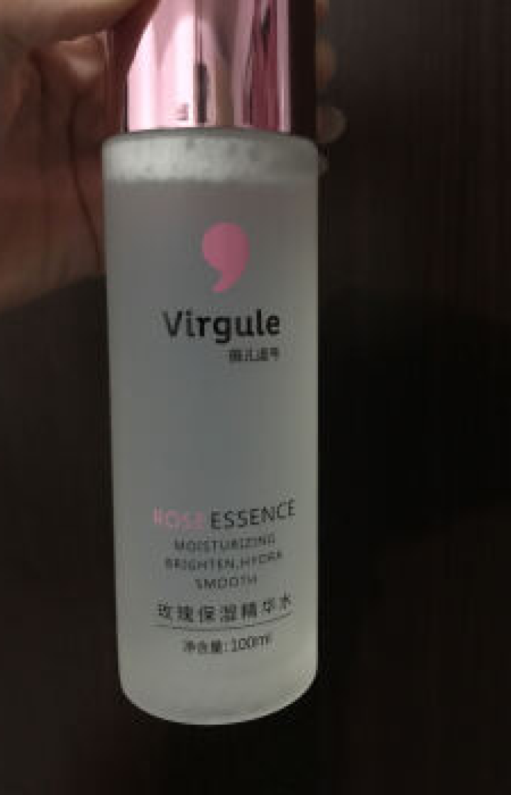 Virgule薇儿逗号玫瑰保湿精华水100ml 爽肤精华液 补水保湿嫩肤美肌修护敏感男女秋冬护肤品 精华水怎么样，好用吗，口碑，心得，评价，试用报告,第4张