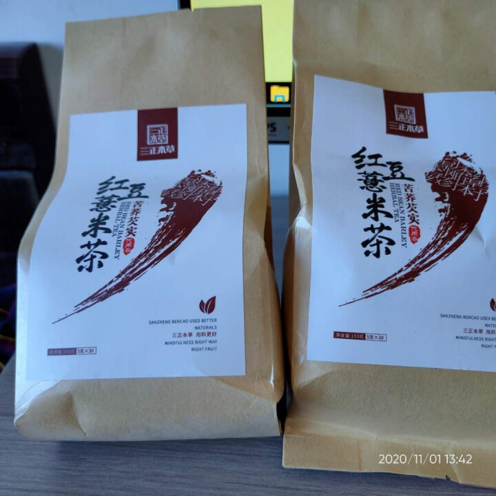 三正本草 红豆薏米茶 150g(5g×30)怎么样，好用吗，口碑，心得，评价，试用报告,第2张