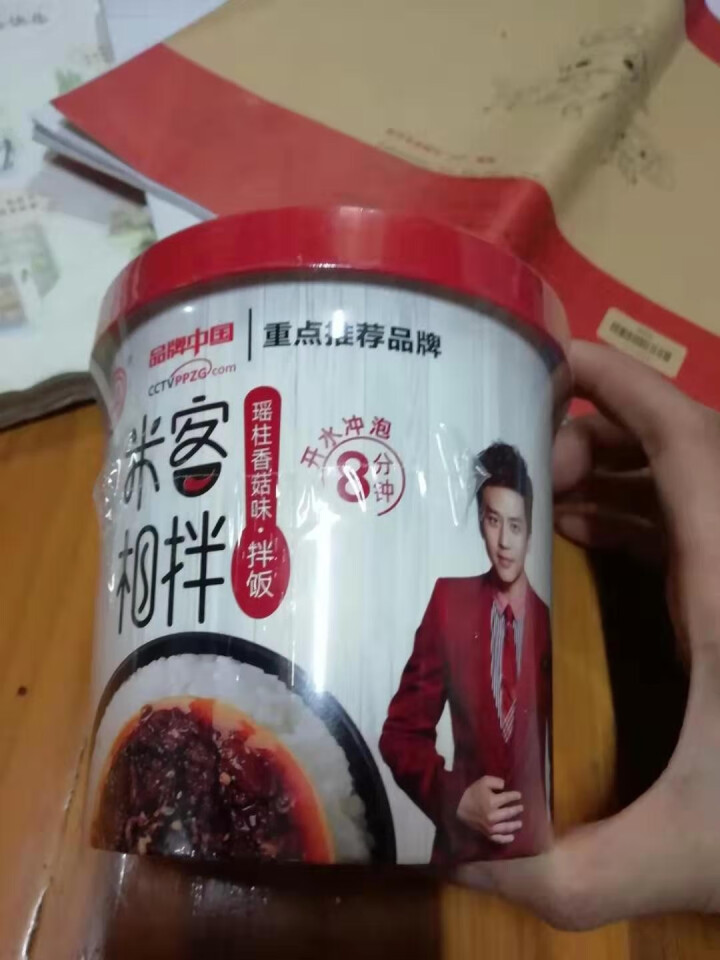 豫言 天豫【品牌中国】重点推荐商品 米客相拌 瑶柱香菇味拌饭 173g*12桶/箱  方便美味 瑶柱香菇味拌饭 173g*1桶怎么样，好用吗，口碑，心得，评价，,第3张