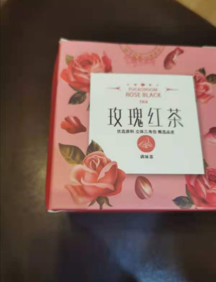 蒲草茶坊玫瑰红茶女人养颜玫瑰味花茶三角茶袋盒装花草茶30g 一袋装（3g*10袋）怎么样，好用吗，口碑，心得，评价，试用报告,第2张