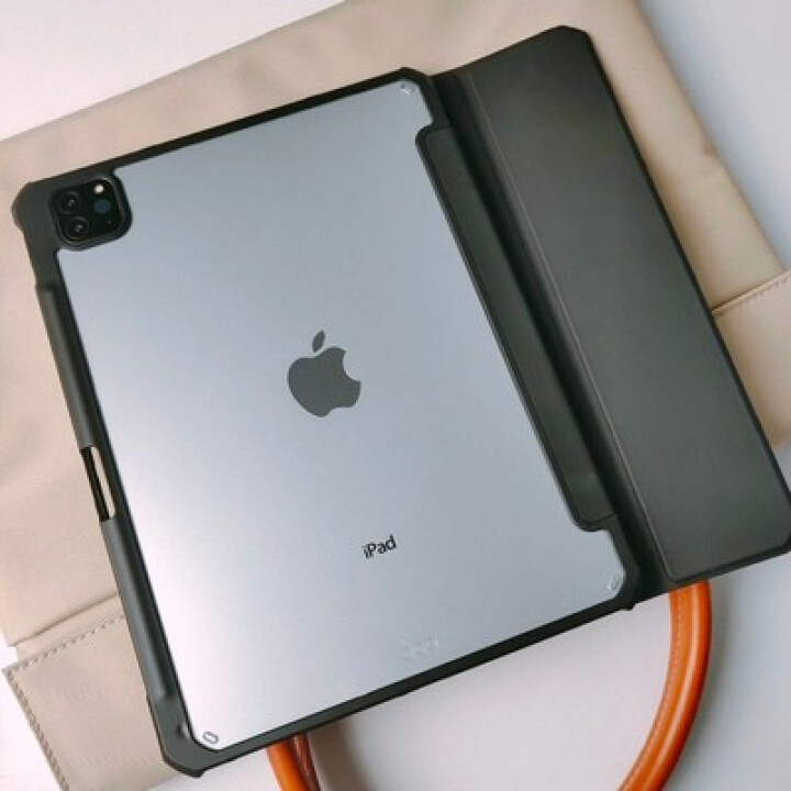 讯迪 ipadpro保护套ipad2020平板电脑套保护壳11/12.9英寸air4气囊防摔带笔槽8 磨砂黑,第3张