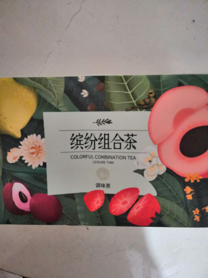 立尚 缤纷组合茶蜜桃乌龙茶桂花玫瑰红茶茉莉绿茶菊花普洱茶水果茶果粒茶花果冷泡茶三角包袋泡茶20袋/盒怎么样，好用吗，口碑，心得，评价，试用报告,第2张