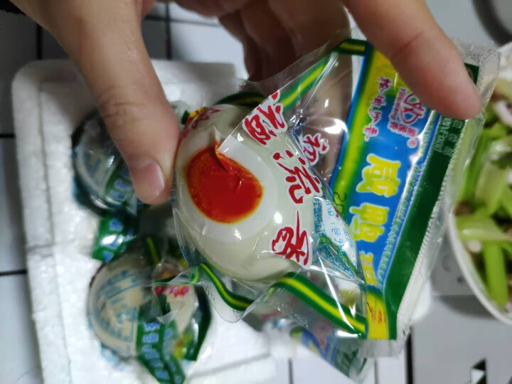 溢流香咸鸭蛋熟食真空红泥腌制绿色食品认证 4枚40g 试吃装怎么样，好用吗，口碑，心得，评价，试用报告,第2张