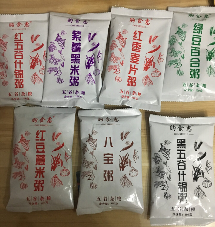 购食惠 7日粥道 五谷杂粮 粥米 7种700g（粥米 粗粮 组合 杂粮 八宝粥原料）怎么样，好用吗，口碑，心得，评价，试用报告,第3张