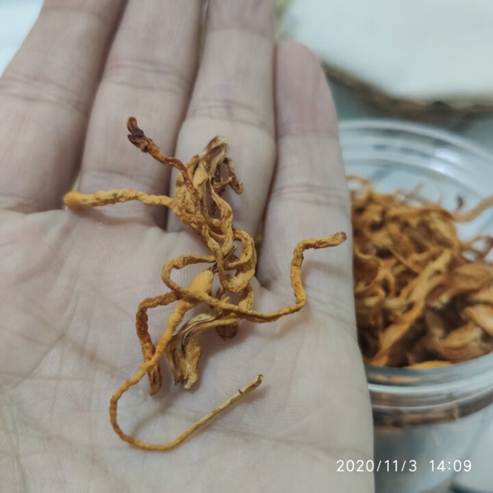 菌益 虫草花干货150g精选正品特级无硫孢子头北金蛹虫草 煲汤材料怎么样，好用吗，口碑，心得，评价，试用报告,第6张