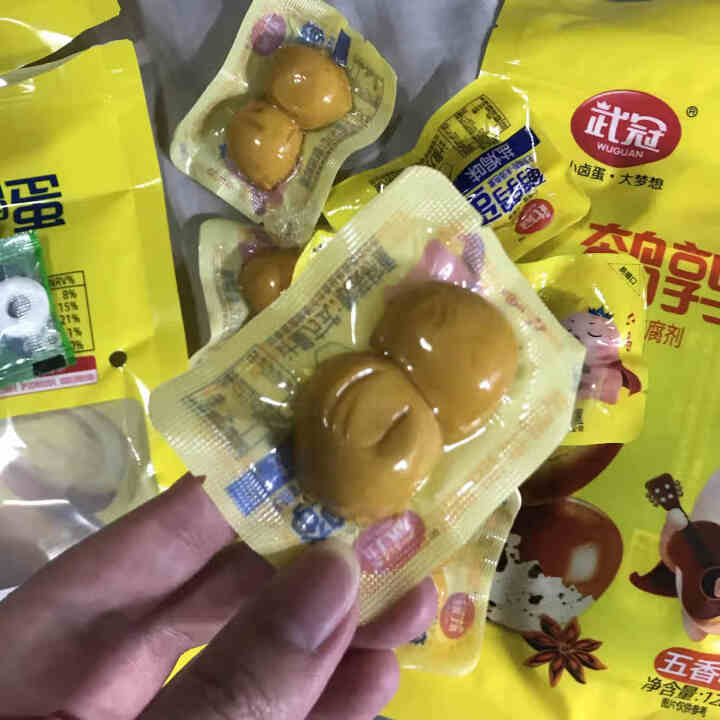 [武陟特产馆]武冠鹌鹑蛋卤味零食小包装 铁蛋休闲食品袋装特产小吃 盐焗味128g+五香味128g怎么样，好用吗，口碑，心得，评价，试用报告,第3张