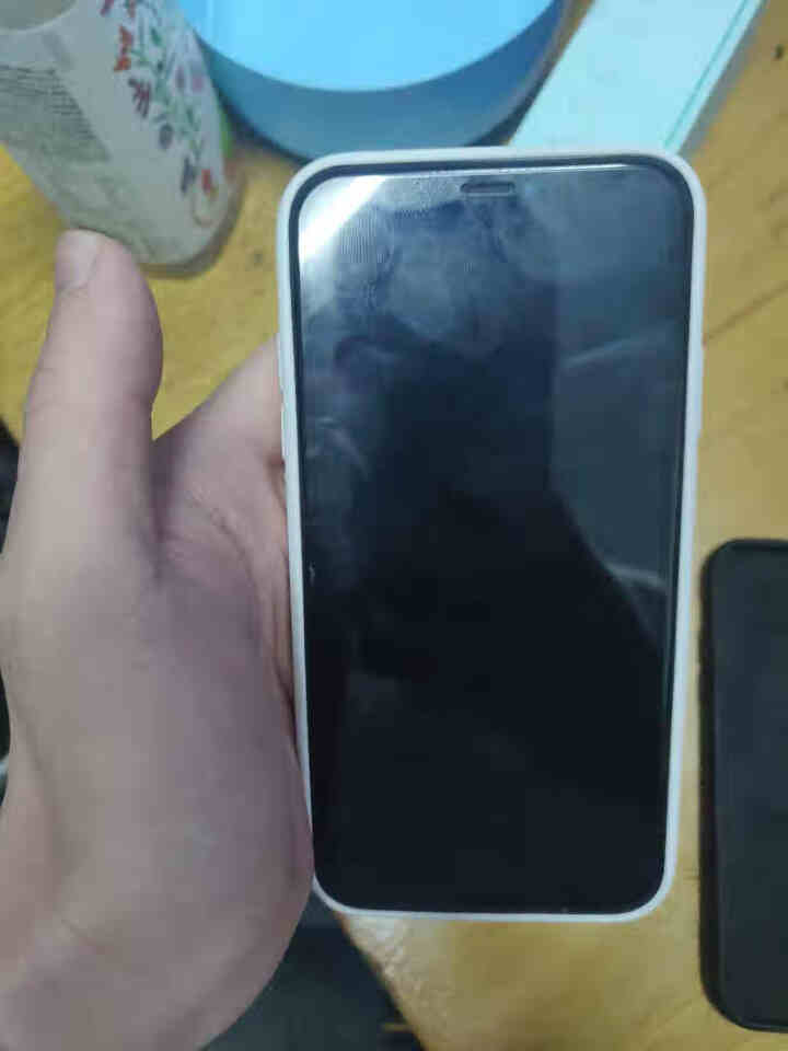 云粼 苹果11手机壳液态硅胶iPhone11摄像头全包11pro Max防摔男女款潮牌软壳ins网红 苹果11【古董白色+钢化膜+挂绳】怎么样，好用吗，口碑，心,第4张