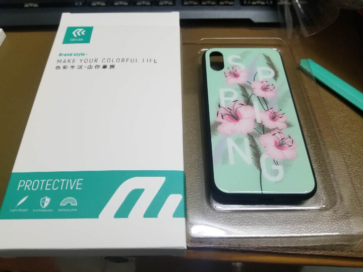 迪沃 苹果X手机壳 iphoneX轻奢女款清新可爱 抖音超薄全包防摔散热玻璃壳 时尚男女潮款 向阳绿怎么样，好用吗，口碑，心得，评价，试用报告,第4张