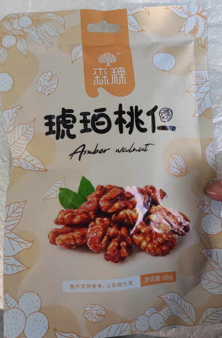 森稞新疆琥珀核桃仁98g袋装坚果零食去皮小包装干果核桃仁 琥珀桃仁 98g怎么样，好用吗，口碑，心得，评价，试用报告,第2张